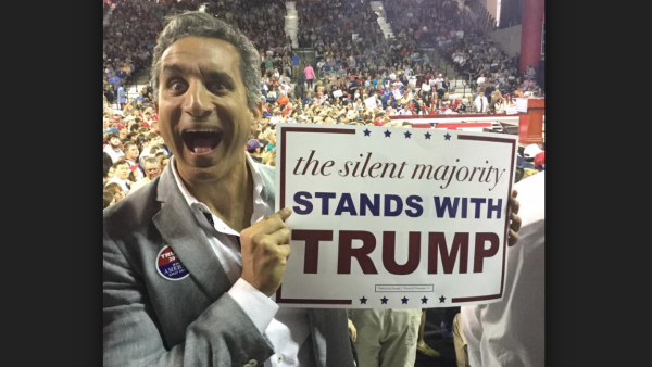The exiled Egyptian comedian said that when the Muslim and Arab world condemns Donald Trump, it should not ignore what is happening in their own countries. (File photo)