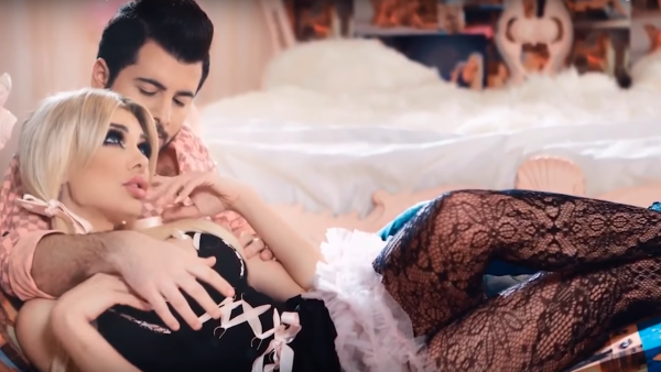 A scene from Myriam's new music video. (YouTube)