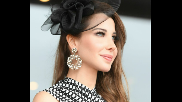 She donned another black & white look this year. (Facebook)