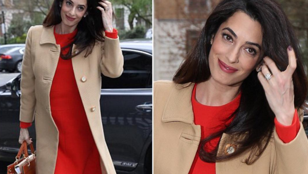 Amal looked glowing in London. (Instagram)
