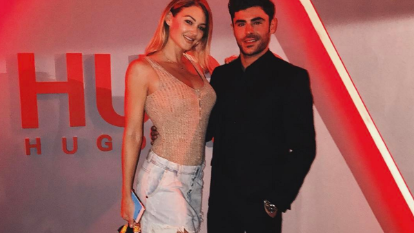 The Hollywood star met fans and promoted a new fragrance by Hugo Boss. (Instagram)