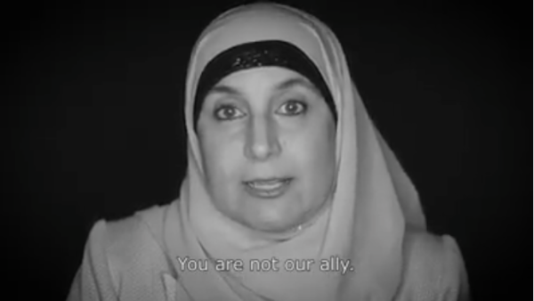 The women in the video criticising Ayaan's position insist that she does not represent them or their fight for freedom. (Facebook)