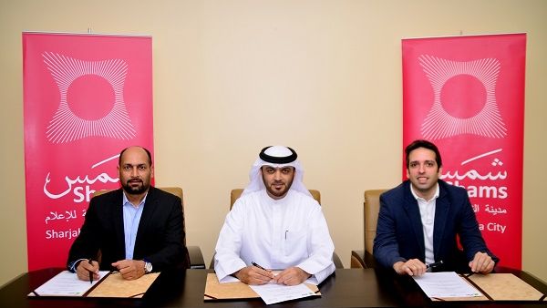 The agreement was signed by Khalid Al Midfa, Chairman of Sharjah Media City; Syed Ahmed, International Business Development Head of ZOO Digital; and Asad Khan, President and Founder of Olive Digital.
