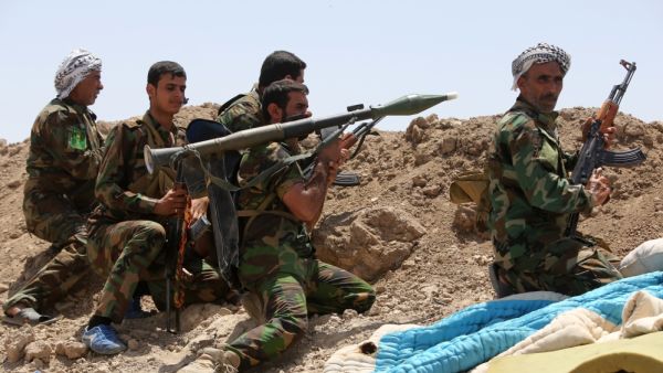 Shia militiamen in the Anbar province of Iraq. (AFP/File)