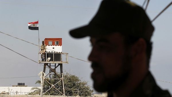Egyptian soldiers on duty in the Sinai Peninsula. (AFP/File)