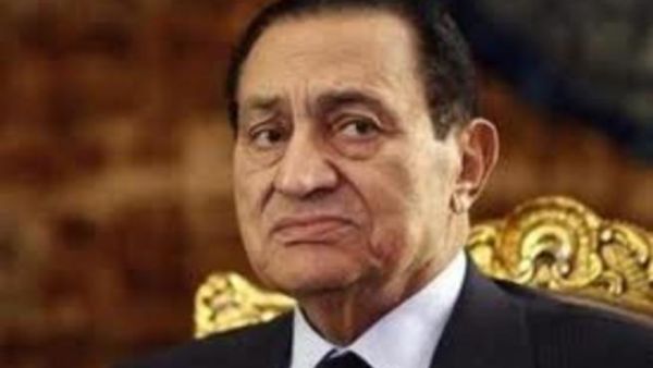 Mubarak sick bed: shows symptoms of depression remaining bed-bound most of the day, leaving his hair to grey.
