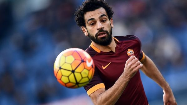 Salah scored for the second successive league match with Roma in Serie A