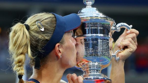 كيربر تحتفل بفوزها