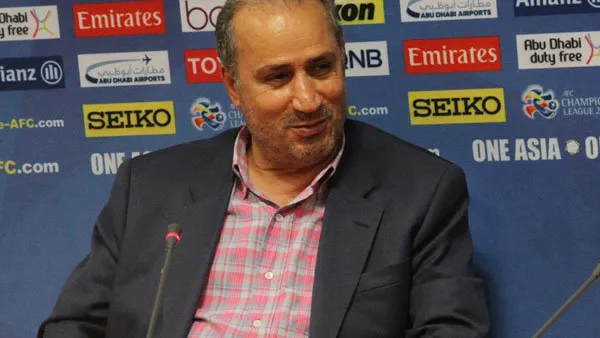 Iranian Football Federation President Mehdi Taj 