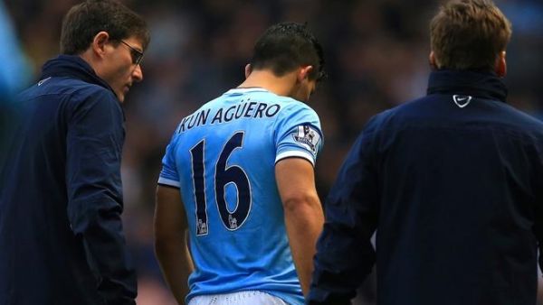 Manchester City Worry Over Another Sergio Aguero Injury Layoff