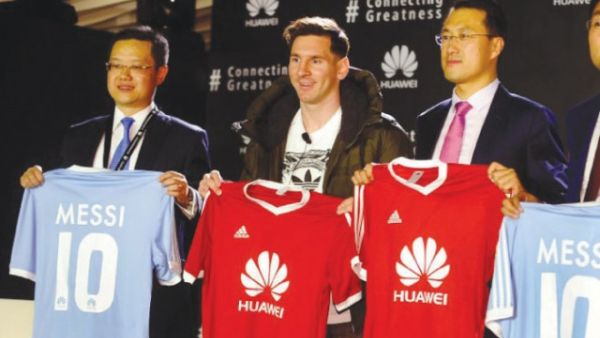 Lionel Messi joins the Huawei family of Global Brand Ambassadors (source: Saudi Gazette)