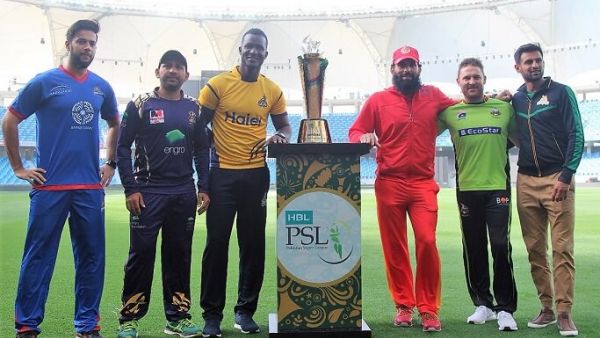 Pakistan Super League 2018 trophy unveiled in Dubai (Photo: islamabadscene.com)