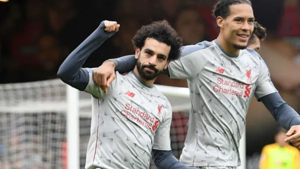 صلاح يرفع رصيده إلى 10 أهداف في صدارة هدافي البطولة ليتساوى مع بيير إيميريك أوباميانغ مهاجم آرسنال