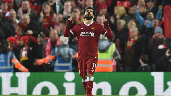 صلاح يتألق ويرفع رصيده إلى 11 هدفاً في دوري الأبطال هذا الموسم ويرفض الاحتفال بهدفيه احتراماً لفريقه السابق