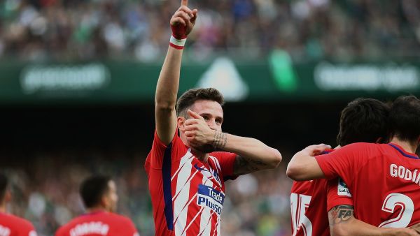 ساوول يحتفل بهدفه