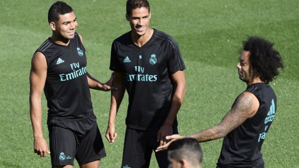 جانب من تدريبات ريال مدريد