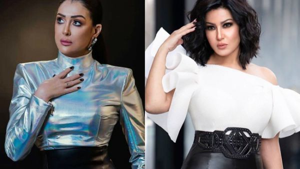 Sumaya al-Khashab, and Ghada Abdel Razek lit up their Instagram profiles with their new photo sessions.(Source: ghadaabdelrazek - somaia_elkhashab - Instagram)