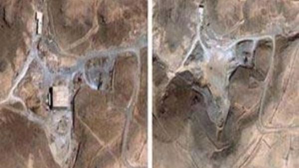 موقع الكبر في دير الزور والذي قصفته الطائرات الإسرائيلية عام 2007