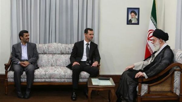 الرئيس السوري خلال لقائه المرشد الأعلى للثورة الإسلامية-أ.ف.ب