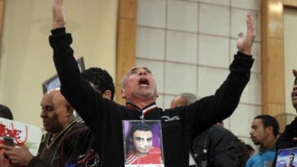 مذبحة بورسعيد قتل فيها أكثر من 70 شخصا العام الماضي