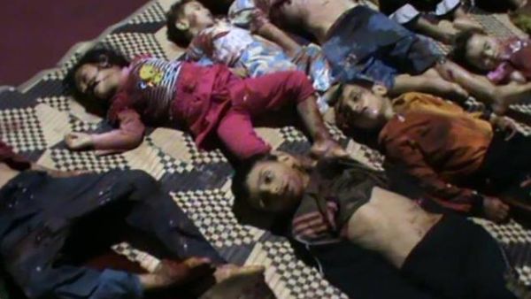 أطفال قتلوا في مجزرة الحولة
