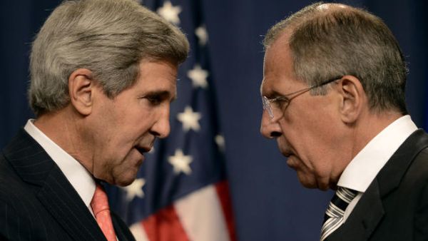 The US has said that by not assigning blame to the Assad regime for the August 21 chemical attacks, Russia is "swimming against the tide."