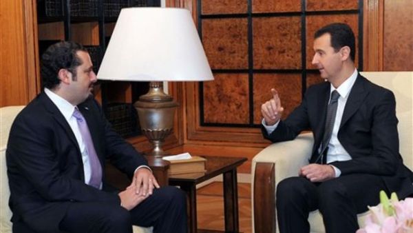 الرئيس السوري ورئيس الوزراء اللبناني- ارشيف