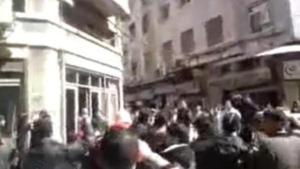 Syrians demonstrated