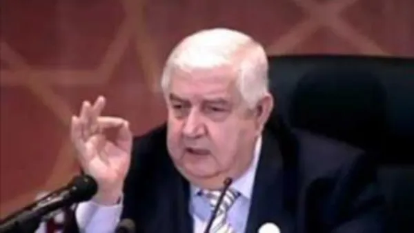 وزير الخارجية السوري وليد المعلم