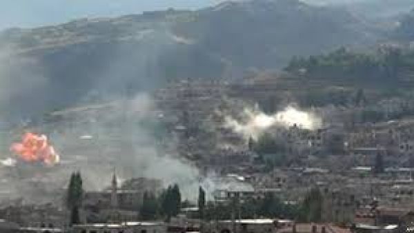 جانب من الاشتباكات في مدينة الزبداني