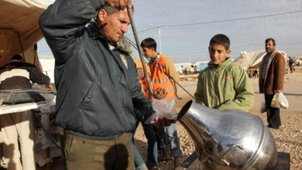 لاجئون سوريون في مخيم الزعتري في الاردن/أ.ف.ب