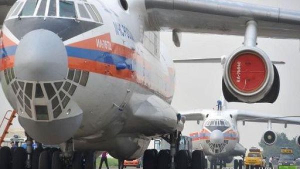 روسيا ارسلت في وقت سابق عدة طائرات الى بيروت وعمّان محملة بالمساعدات