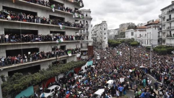 جانب من الاحتجاجات في الجزائر