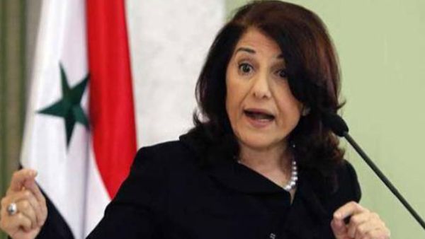بثينة شعبان مستشارة الرئيس السوري بشار الأسد