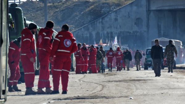 من عمليات الاجلاء للمسلحين والمدنيين من شرق حلب