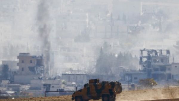 استخدام الأسلحة الثقيلة في الاشتباكات التي وقعت في عمق كوباني