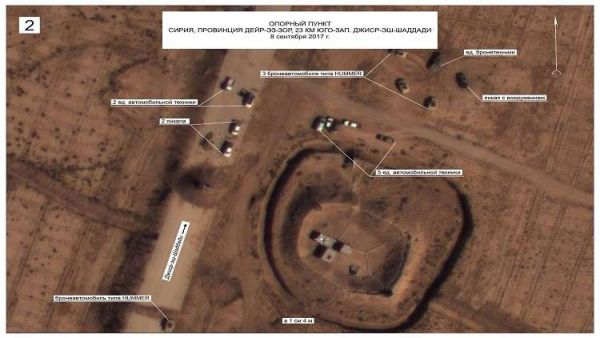 آليات تابعة للقوات الأمريكية الخاصة في مناطق "داعش" بريف دير الزور الشمالي