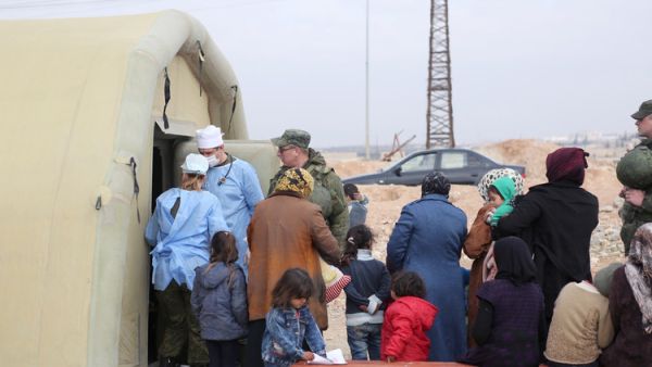 مستشفى ميداني روسي في حلب