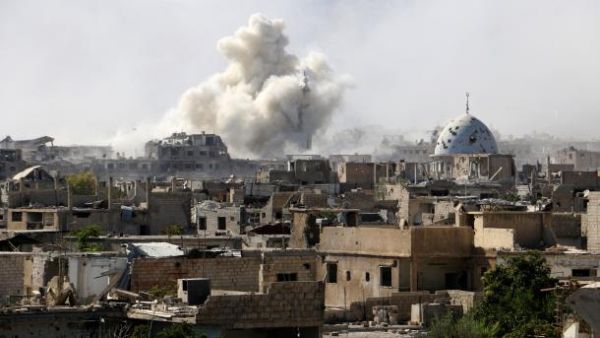 انفجار في عين ترما بريف دمشق