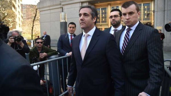 مايكل كوهين المحامي الشخصي للرئيس الأمريكي دونالد ترامب