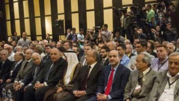 من اجتماعات المعارضة السورية/ ارشيفية