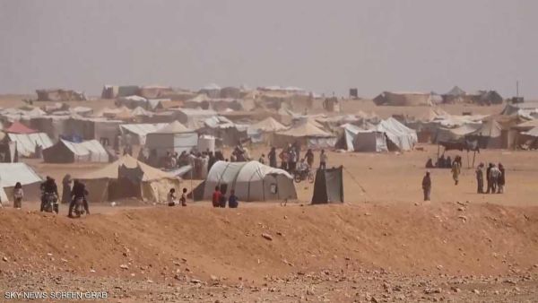 مخيم "الركبان" القريب من الحدود مع الأردن