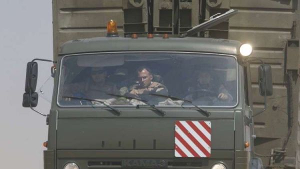 شاحنة أمريكية محملة بمعدات عسكرية شرقي سوريا/ أرشيفية