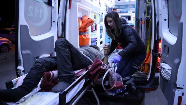 الجرحى جرى نقلهم بواسطة سيارات إسعاف عبر معبر “جلوة غوزو”