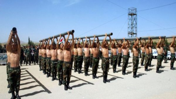 قوات من الجيش النظامي السوري / ا .ف.ب 