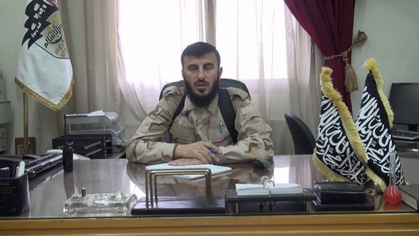 زهران علوش ، قائد جيش الاسلام/ارشيف