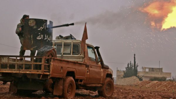 Clashes between Turkish-backed Syrian rebels and ISIS militants intensified around the northern Syrian town of al-Bab. (AFP/File)