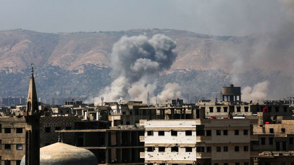 The blast occurred in the predominantly Alawite al-Zahra neighbourhood, located east of the city of Homs. (AFP)