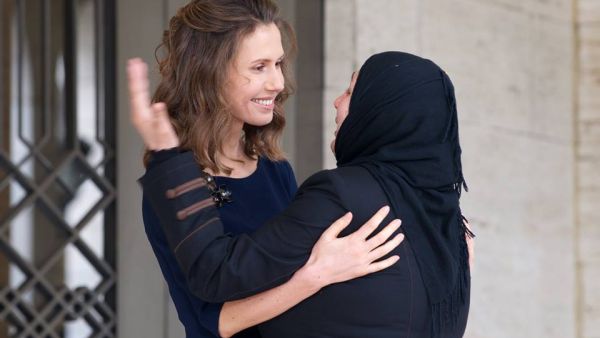 Asma al-Assad, the wife of the Syrian President. (Syrian Presidency)