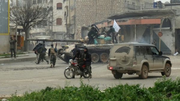 A coalition made up of Al-Nusra Front, the official Syrian affiliate of Al-Qaeda, and several Islamist factions seized the city of Idlib on March 28, 2015. (AFP/File) 
